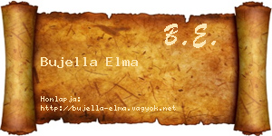 Bujella Elma névjegykártya